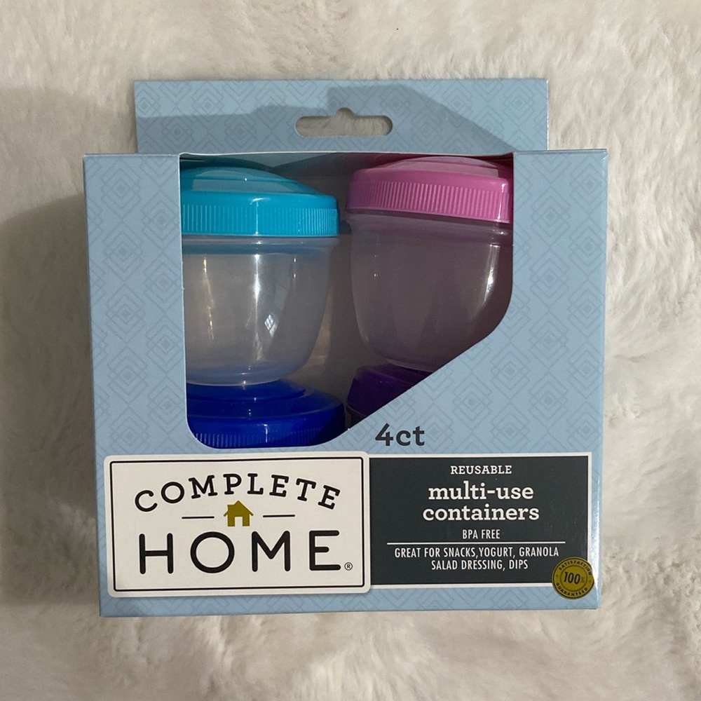 Complete home 4ct reusable multi-use container
